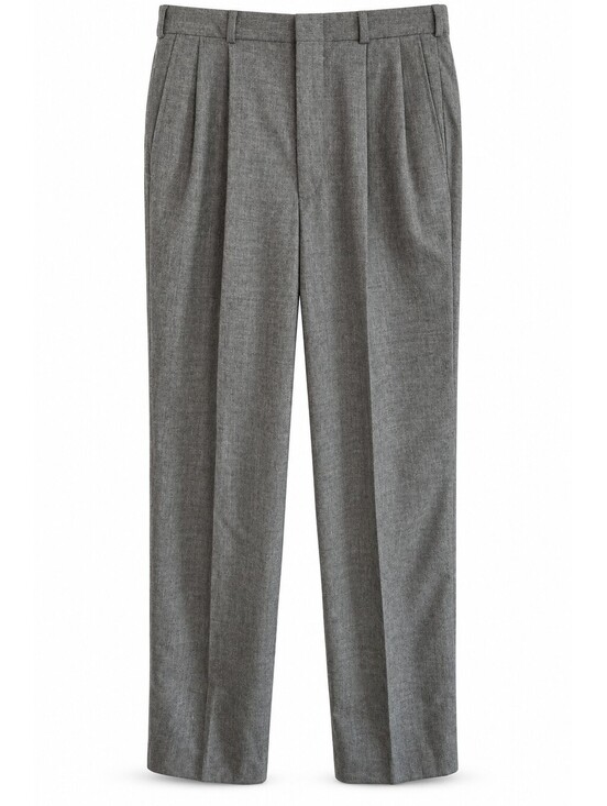 Lands' End Other - Vintage Lands' End Men's 32x34 Gray Wool Pleated Dress Pants Made USA